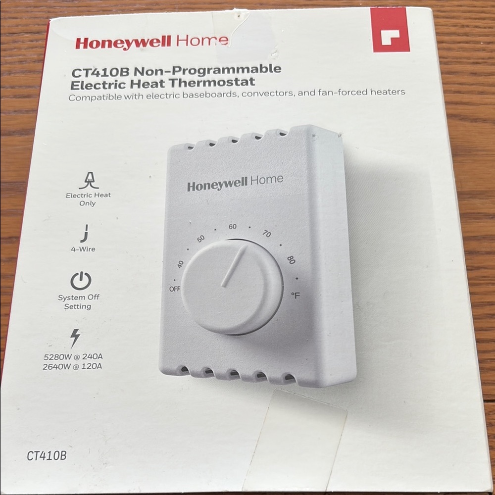 Honeywell Home Electric Heat Thermostat